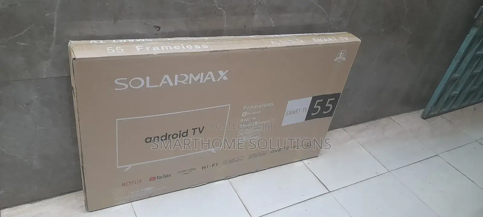Solamx 55" Smart Android Frameless Television