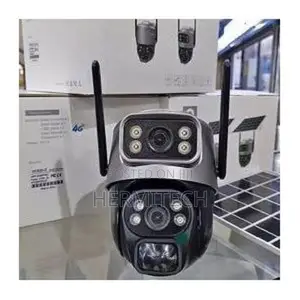 Solar Solar Powered 4g GSM PTZ 360 Camera – With 6 Batteries