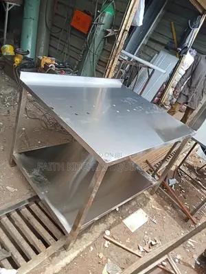 Large Stainless Steel Working Table
