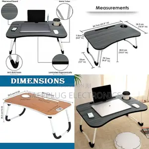 Multi-Purpose Laptop Desk Study Table/ Tablet Drink Slot