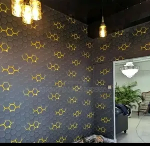3d Wallpaper Black Yellow (Gold) Wallpaper Available
