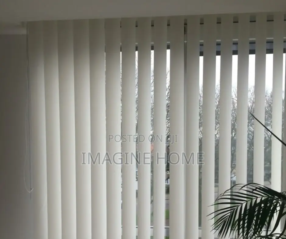 White Vertical Window Blinds