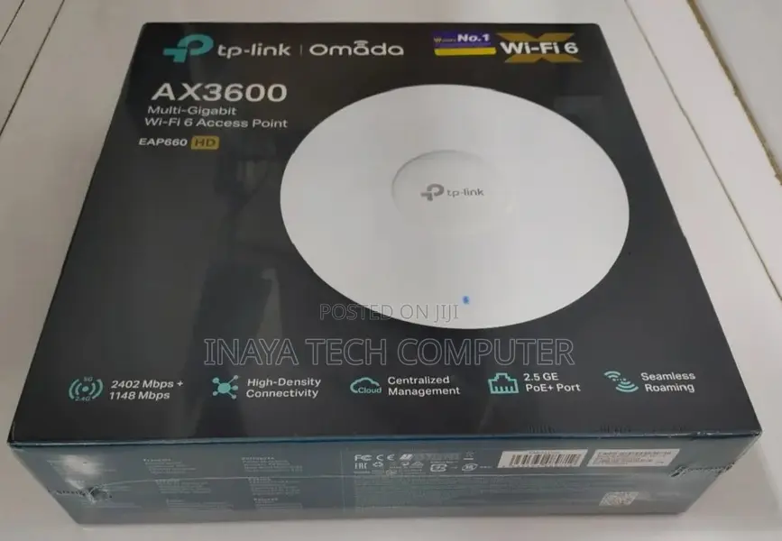 Tp-Link Ax3600 Eap660 Ceiling Mount Wi-Fi 6 Access Point
