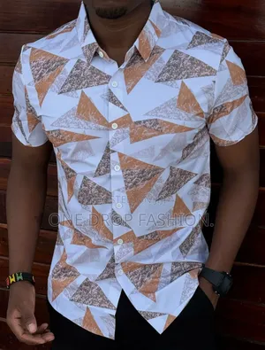 Neutral Men Printed Shirt