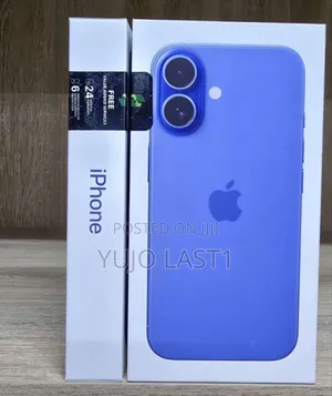 New Apple iPhone 16 256 GB Blue