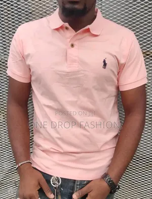 Peach/White Polo Tshirts