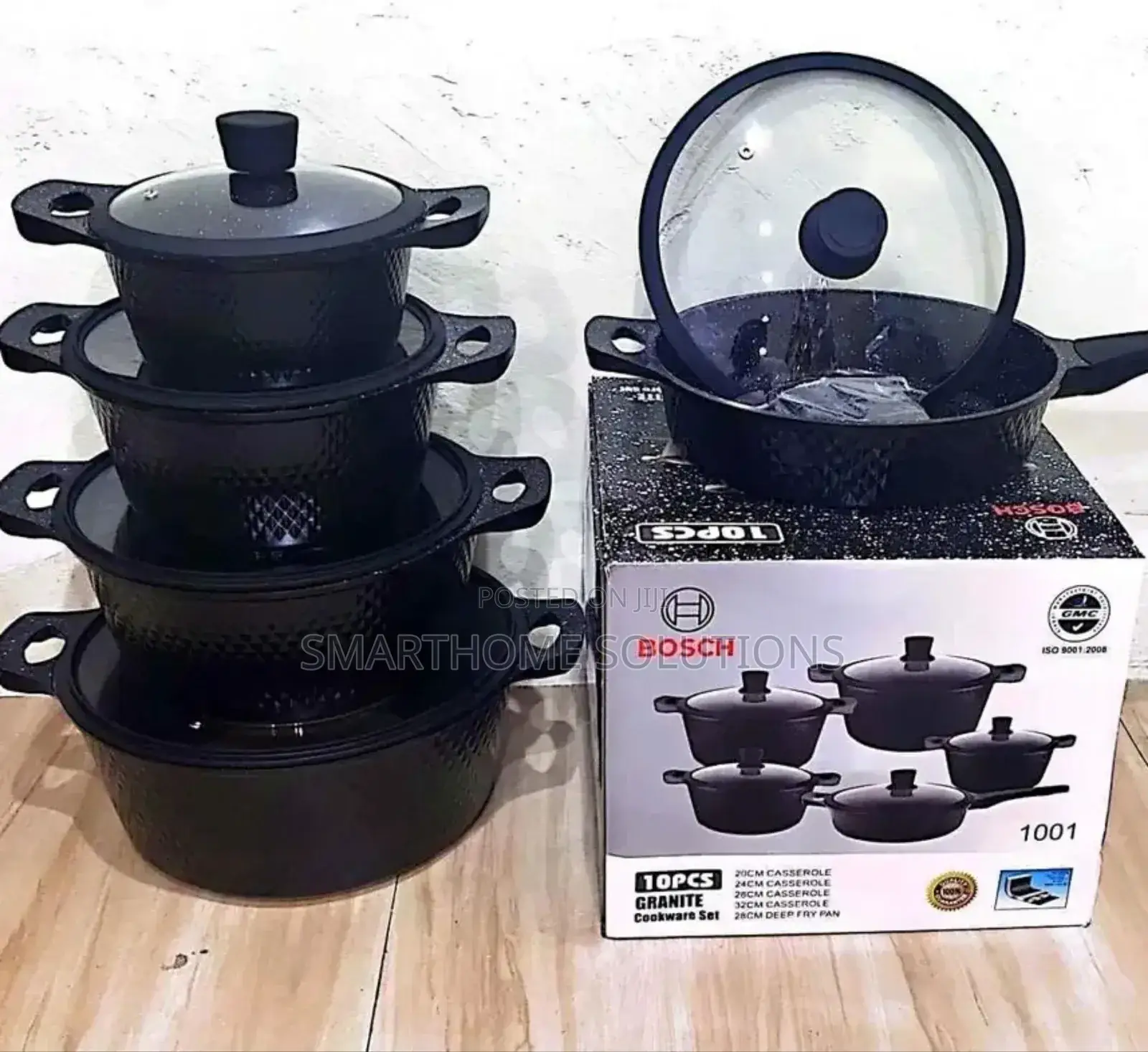 Good Quality Cookware Set(Bosch) ✓10-Pieces ;Non-Stick