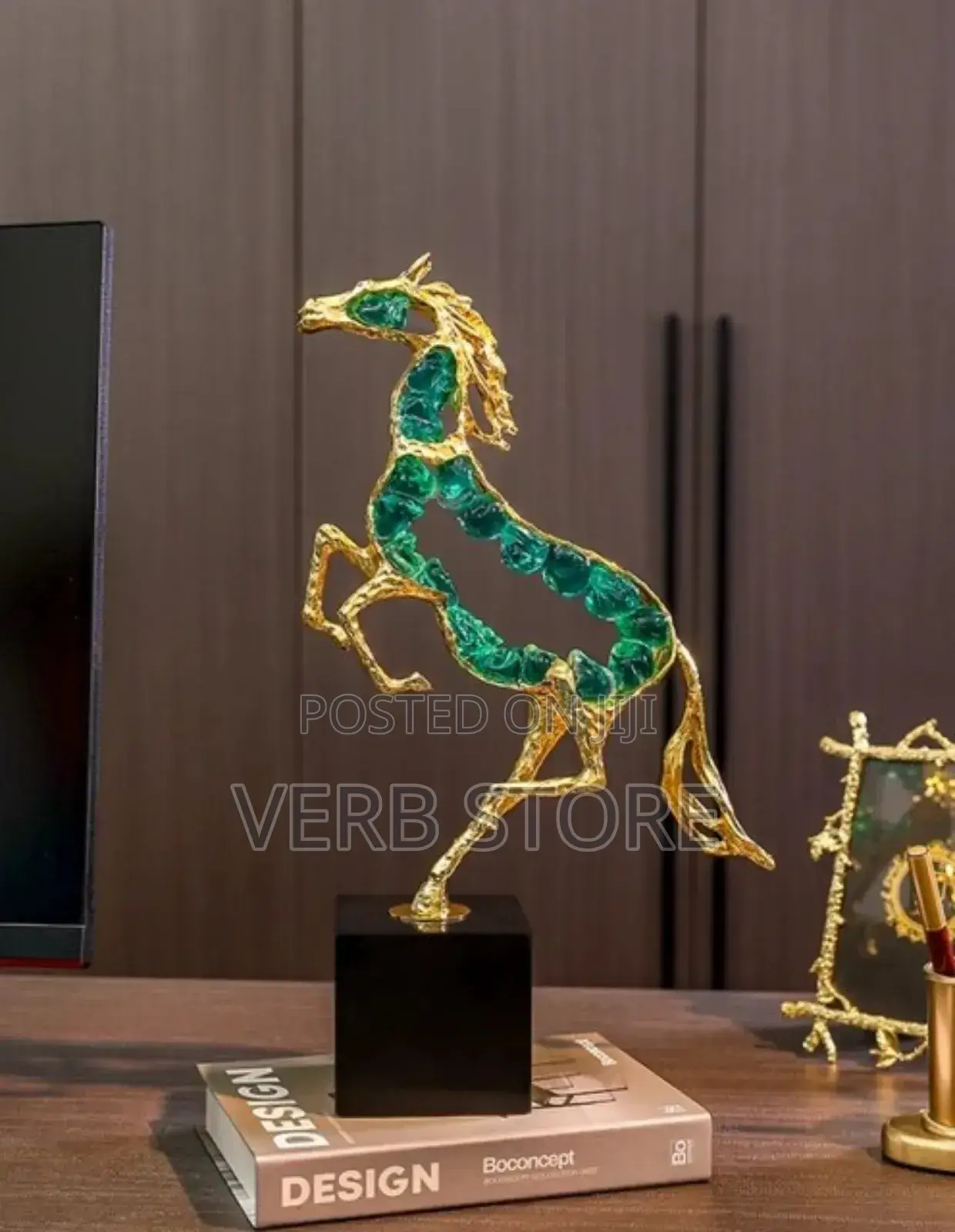 Luxury Modern Crystal Horse Statue Sculpture,