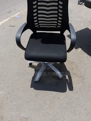 Black Back Support Mesh Chair
