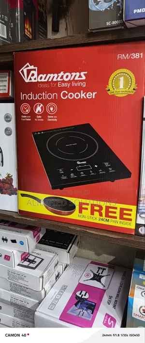 Black Ramtons Induction Cooker