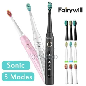Sonic Electric Toothbrush 3 Brush Heads for Adults