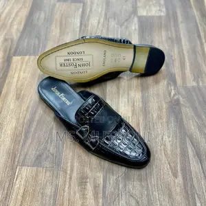 Fashion Genuine Leather Men’S Half Shoes