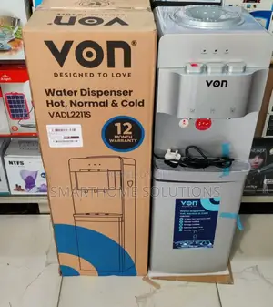 Silver Von Water Dispenser 3tap Hot, Normal and Cold Vanw-3t