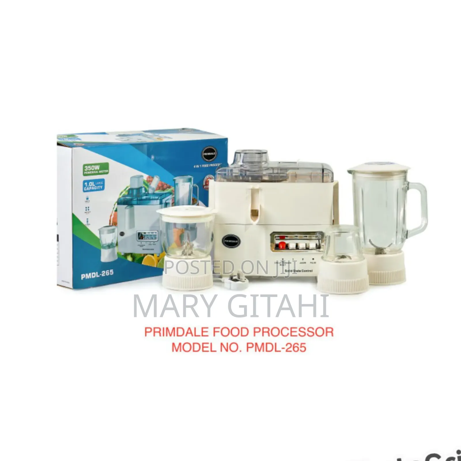 4in1 Primadale Food Processor