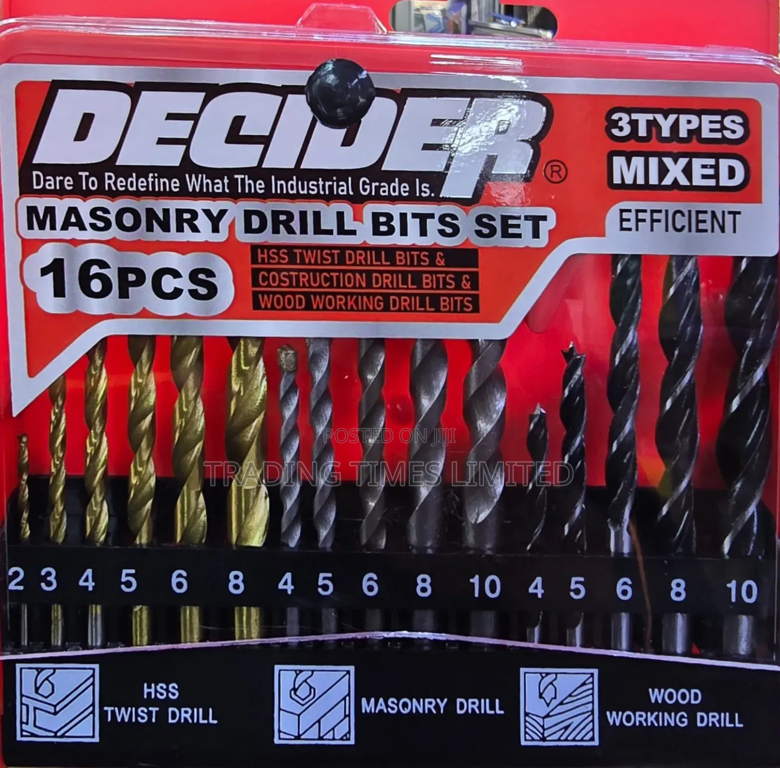 Masonry Drill Bits Set