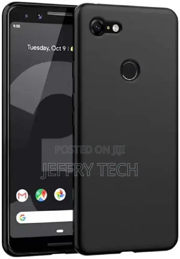 Helix Back Cover for Google Pixel 3 (Black, Case, Silicon,