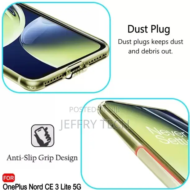 Spinzzy Back Cover for Oneplus Nord Ce 3 Lite (Transparent,