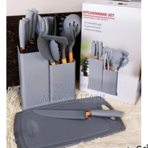 Grey*19pc Executive Silicone Spoons*