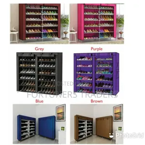 Shoe Rack 36pcs Double Column Shoe Racks