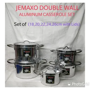 Jemaxo Heavt Sufuria With Lids