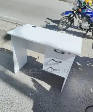 All White Study Room Table