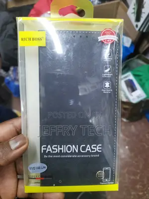 Xusive Flip Richboss Leather Cover for Vivo V40 Lite -Black