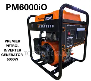 Premier Pm6000io Petrol Inverter Generator 5000w/6.5kva