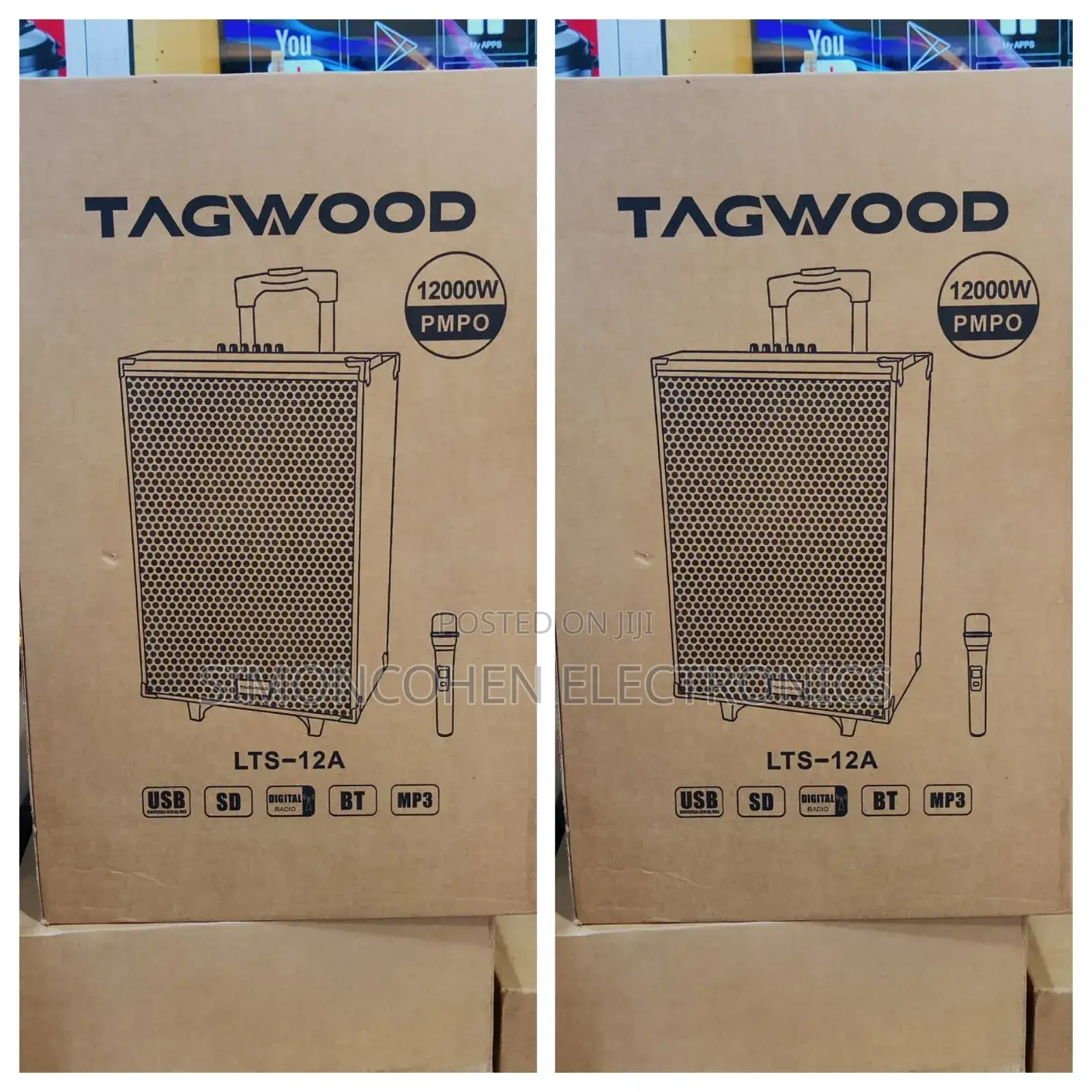 Tagwood 12" Trolley Speaker