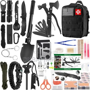 142 in 1 Hiking Emergency Survival Tool Travel Rescue Bag