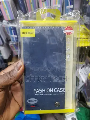 Giftkart Flip Richboss Cover for Oppo Reno 10 Leather-Blue