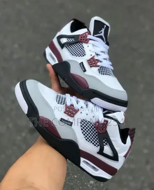 Quality Original Leather Paris Jordan 4 Sneaker Shoe