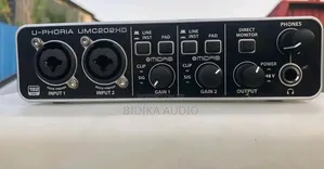 Behringer Uphoria Umc202 Hd Soundcard Audio Interface