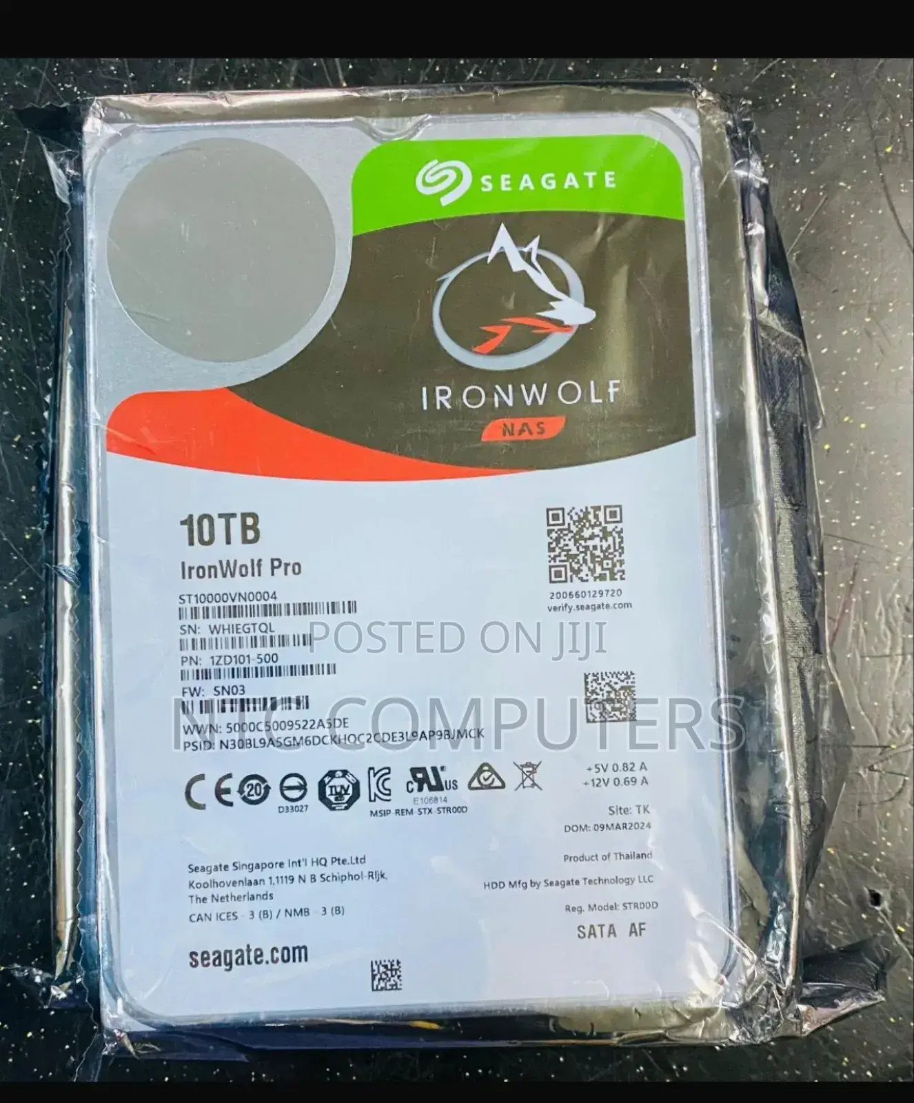 Seagate Ironwolf Nas Hard Drives 10tb