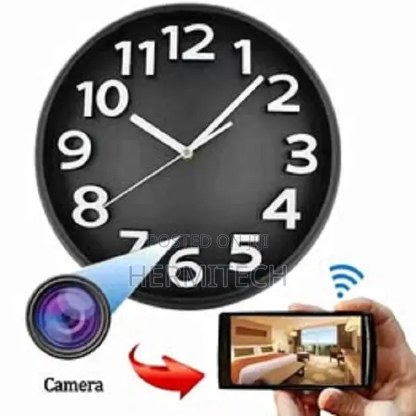 Wall Clock With 1080p Smart Wireless Wi-Fi Camera Tf Card