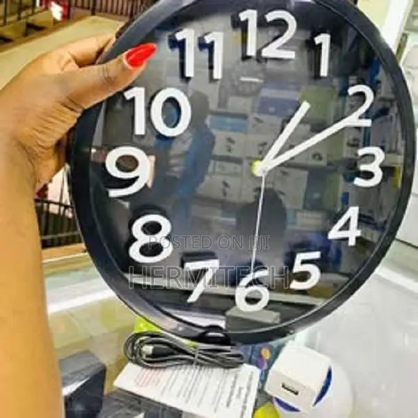 Wall Clock With 1080p Smart Wireless Wi-Fi Camera Tf Card