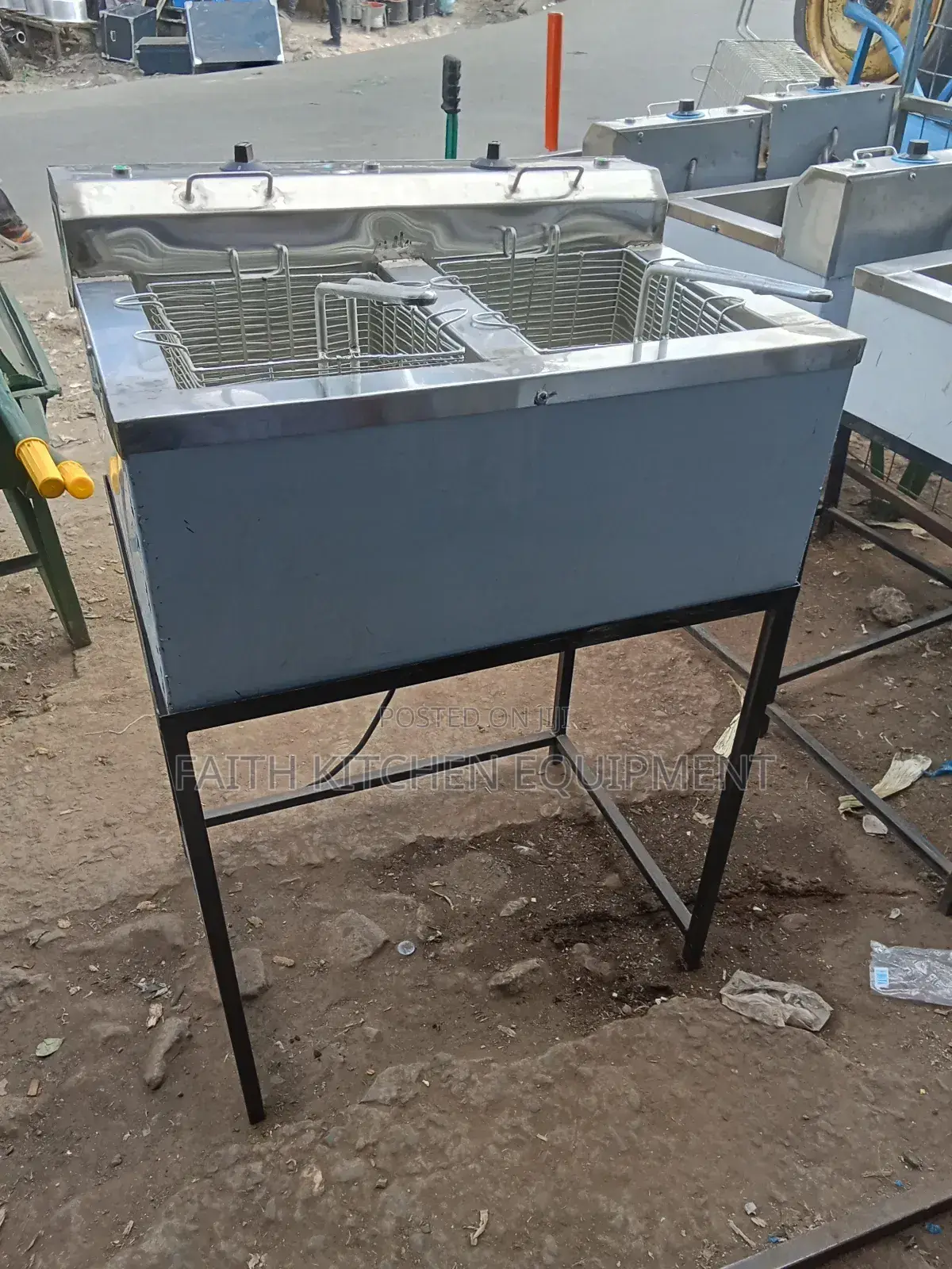 S S Double Element Deep Fryer