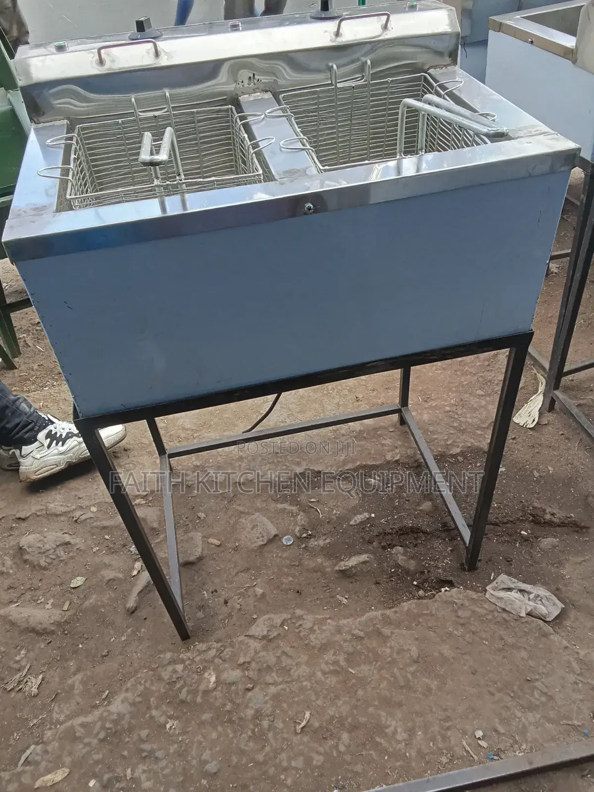 S S Double Element Deep Fryer