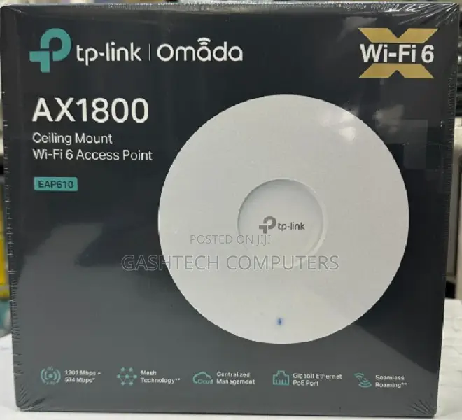Tp-Link Eap-610 Access Point Indoor Wi-Fi 6 Speeds