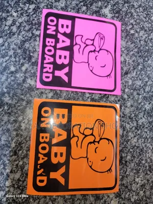 Baby on Board Rear Windshield Stickers