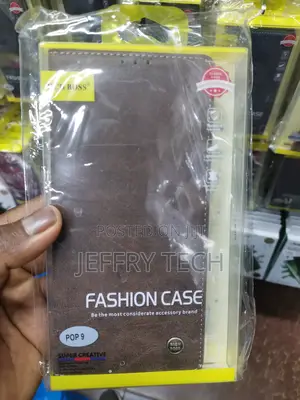 Realtech Rich Boss Flip Case Leather Flip for Tecno Pop 9