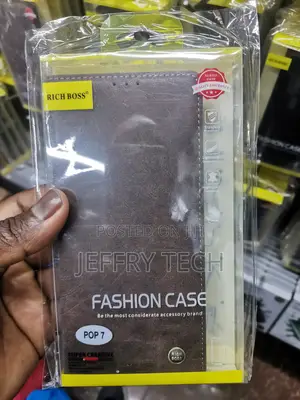 Latto Richboss Case With Flap and Wallet for Tecno Pop 7