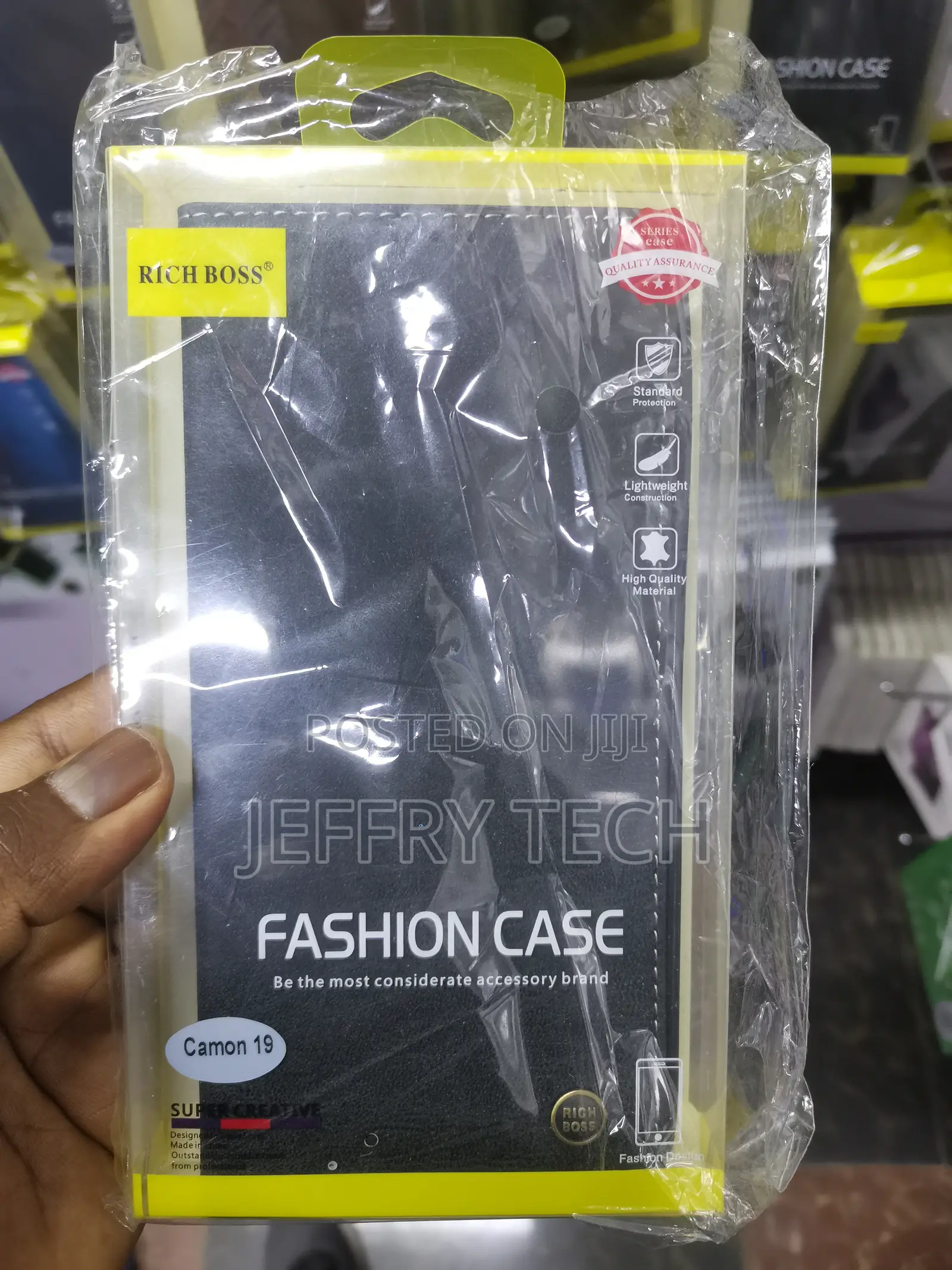 Authentic Pu Leather Flip Richboss Case for Tecno Camon 19