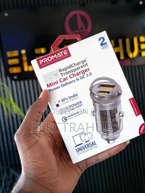 Promate 65w Rapidcharge Transdrive-65w Mini Car Charger