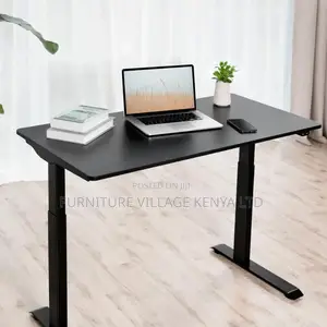 Office Desk: Student Study Sit and Stand Adjustable Desk