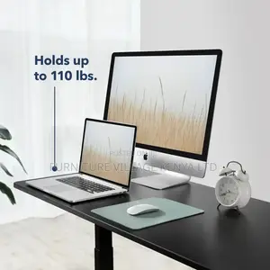Office Desk: Student Study Sit and Stand Adjustable Desk