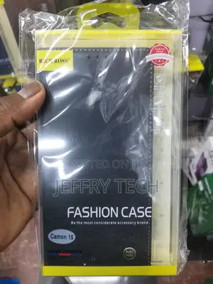 Skinfeel Tecno Camon 15 Rich Boss Leather Texture Flip Case
