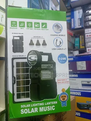 Solar Lighting System Led Bluetooth Mp3 Music Cl 810