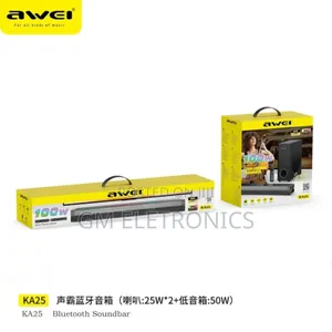 Awei Ka25 100w Home Theater Stereo Soundbar With Subwoofer.