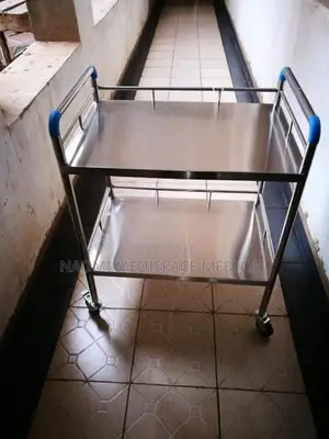 Instrument Trolley 2 Shelves/ Stainless Steel Trolley