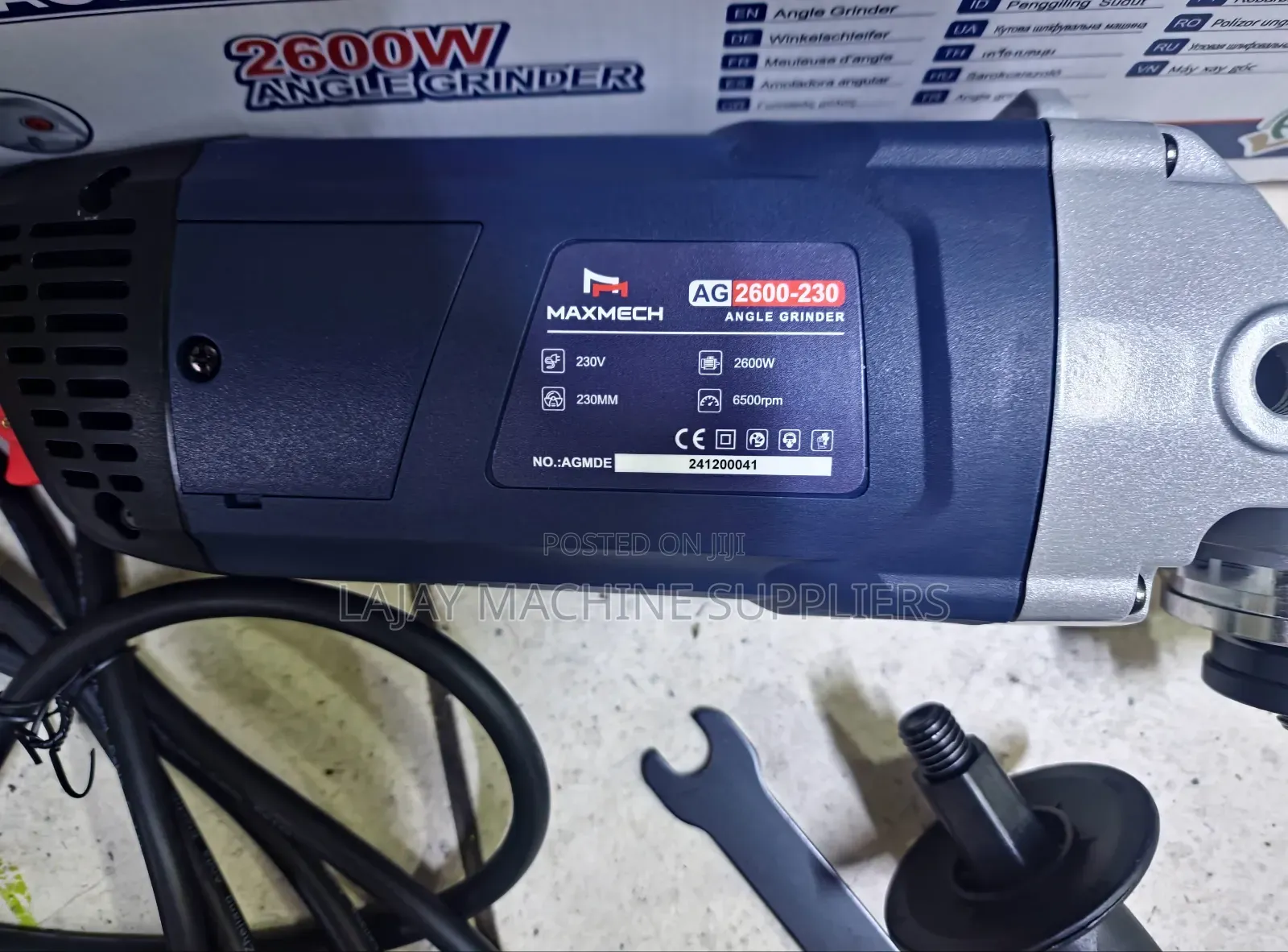 Maxmech 9-Inch, 2600w Heavy-Duty Grinder.